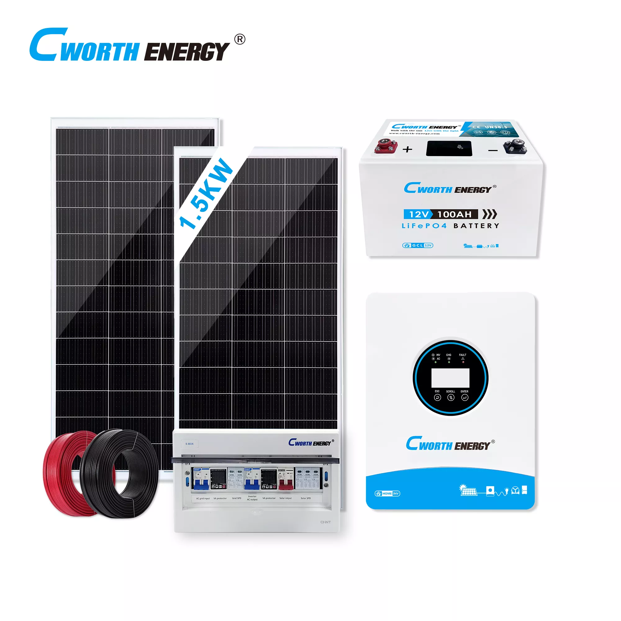 CE-H12K — 48V / 12kVA Hybrid Solar Inverter